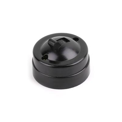 Retro Single-control Switch Old-fashioned Round Surface Mounted Wall Light Button Switch