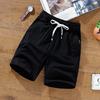 Summer Casual Korean Cotton and Linen Shorts Men's Plus Fat Plus Fat Fat Guy Plus Size Beach Pants Linen Five-point Pants