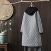 Hooded Thickened Winter Padded Coat Floral Large Size Jacket Cotton Warm Retro