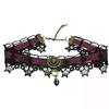 Gothic Punk Steampunk Halskette Weihnachten Schleife Spitze Choker Kragen Halskette