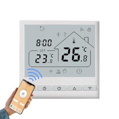 WiFi Smart Thermostat 5+2 Programmable 3A Water Heating Tuya Voice Control Thermostat DIY Install LCD Display Smart