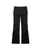 Lense Bootcut Skirt Pants Black