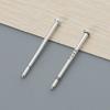 10 Pares de Agujas para Piercing de Oreja Hipoalergénicas Pendientes de Botón para Oreja Tono Plateado para Usuarios Primerizos Unisex Accesorios de Pines para Oreja