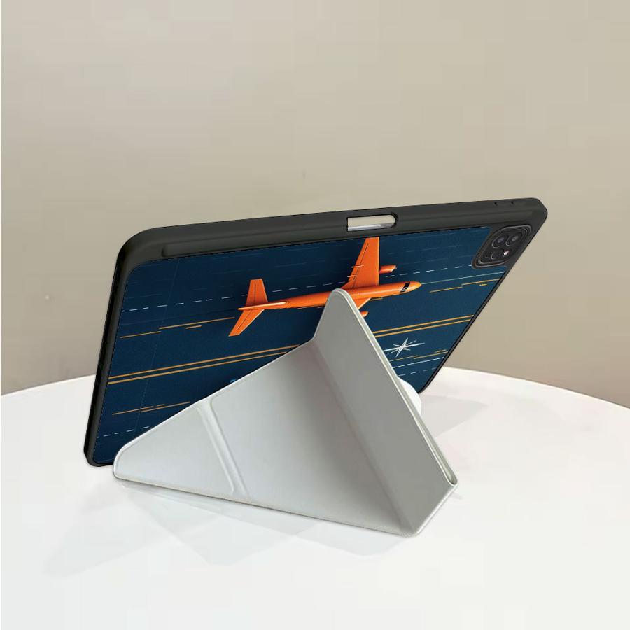 Dual Plane Aircraft Runway Tablet Case For iPad Pro 11th 10th 9th 8th 7th 12.9inch Mini 6 7 Pro 2025 Air 4 5 M3 M2 1 2 M4 11inch