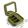 Green Velvet  Jewelry Storage Box for Women 2026 New High-end Exquisite Large Capacity Travel Jewelry Bag Jewelry Box Organizer