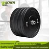Black Full Glue Olympic Barbell and Dumbbell Plates for Competition and Weightlifting