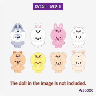 SKZOO 10CM PLUSH OUTFIT - SKZ 5'CLOCK