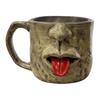 Tazza Classica con Lingua che Esce con Interno in Acciaio Inox Tazza da Caffè Tè in Ceramica Design Creativo Faccina Divertente Articoli da Tavola Regalo Scherzoso Unico per Amici