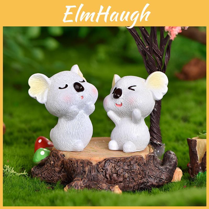 Enchanting Resin Koala Figurine Ideal For Micro Landscape And Garden Diy Crystal Ball Ornament