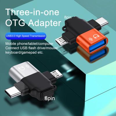 Type-C Adapter Plug Fast Play Compact Charging Data Transfer Universal Size Portable USB Micro 3 OTG