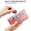 Zipper Wallet Case for Infinix Smart 8 Plus/Smart 8 Pro 4G/Smart 8 4G/Hot 40i/TECNO Spark 20/Spark Go 2024 4G Leather Cover