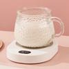 Energy Saving Thermostatic Coaster Oval Shaped Electric Heating Cup Pad Safe Cup Warmer  Dormitory