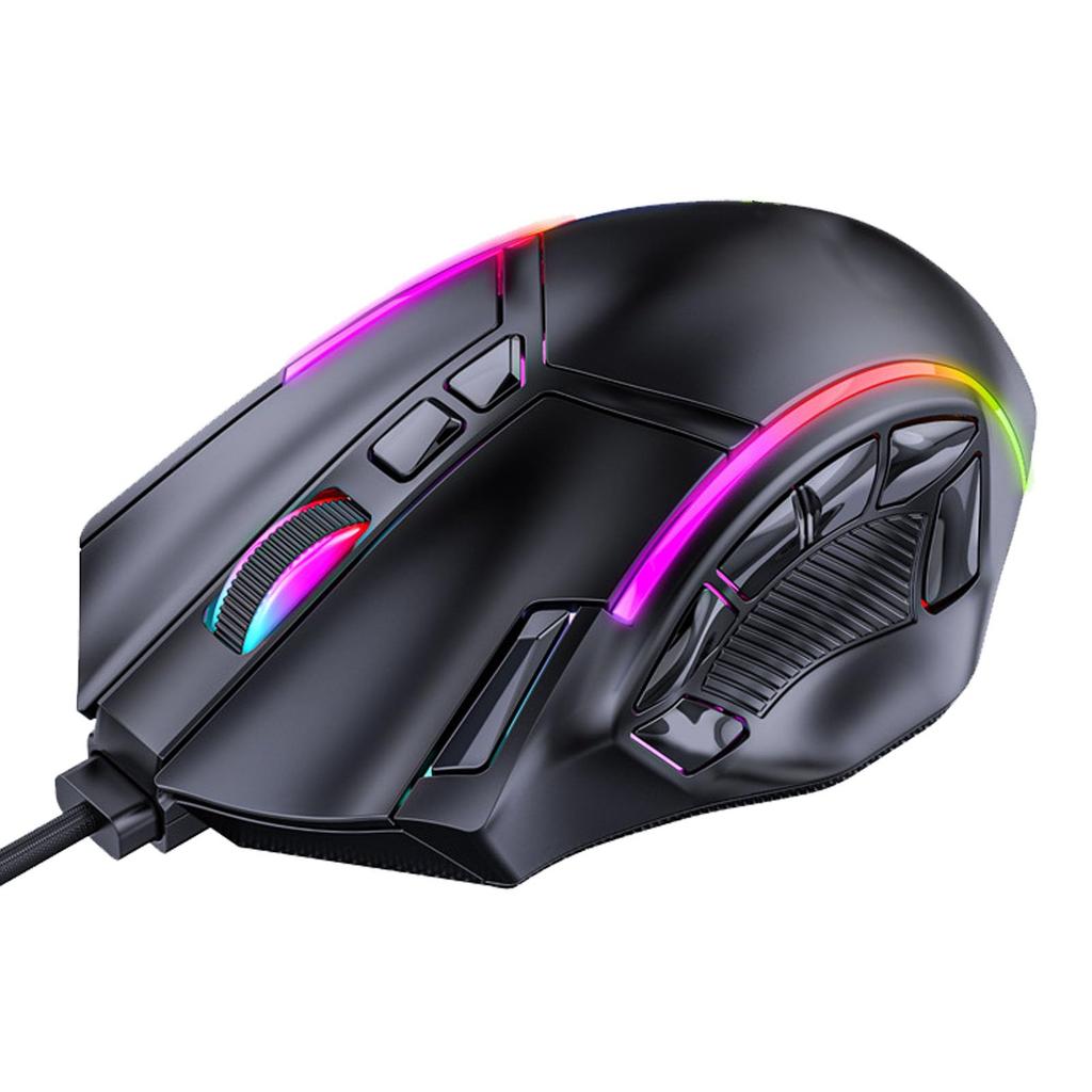 RGB Gaming 12800 DPI Wired Gaming 12 Macro Buttons 6 DPI Ergonomic Mouse for Computer Replacement Accessory Mouse, Mouse, & Levels, Gaming,