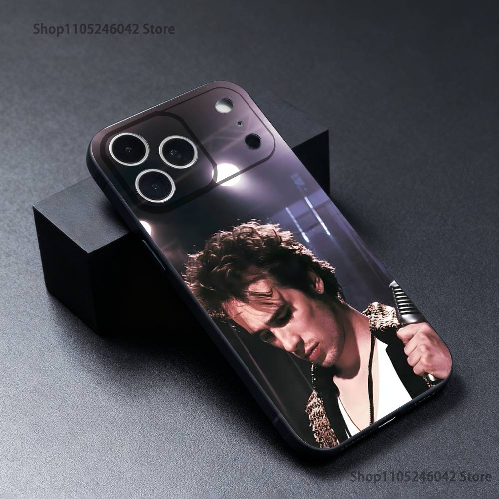 Singer G-Gustavo Cerati Phone Case For iPhone 17,16,15,14,13,12,11,Pro,Max,Plus Black Soft Cover