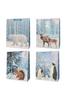 Unique Squirrel, Penguin and Teddy Bear Motif Bag Perfect for