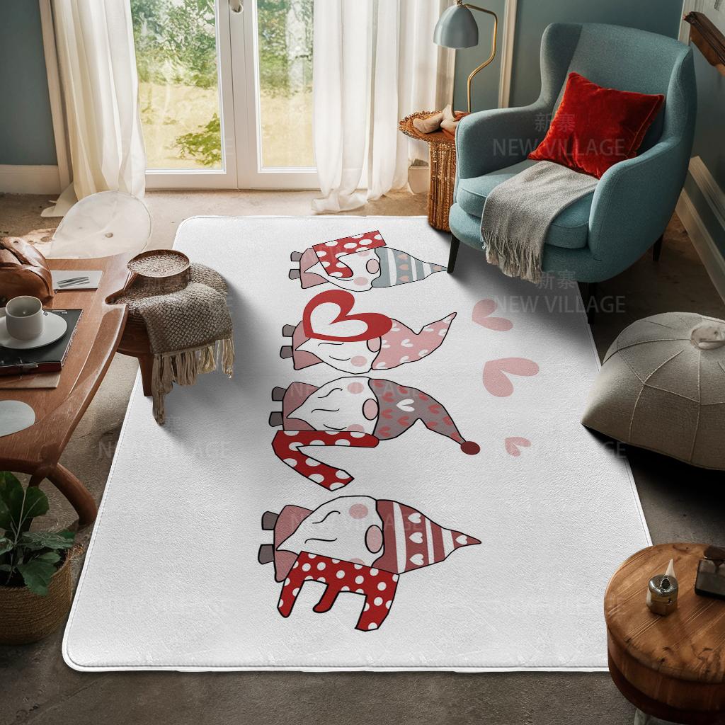 House Entrance Carpet Home Door Mat Living Room Bath Foot Bathroom Non-slip Water Absorption Rugs Bath Merry Christmas Winter