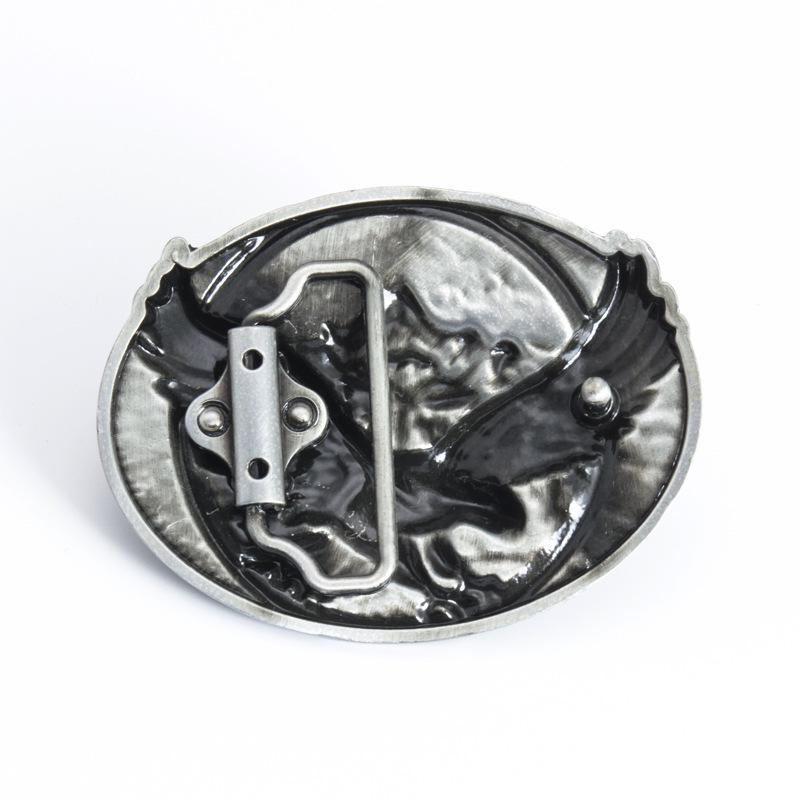 Men's Punk Cowboy Western-Style Belt Buckle – Mountain Eagle Design