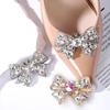Rhinestone Shoe Clips DIY High Heel Bowknot Shoes Buckles Charm Jewelry Removable Bridal Shoes Decorations