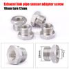18mm - 12mm Universal Motorcycle Exhaust Link Pipe M18 Turn M12 Sensor Adapter Screw Moto Sensor Screws for Z400 Z650 S1000RR