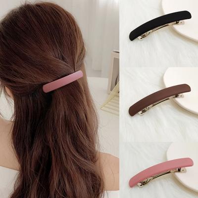 Haarklem Comfortabel Antislip Lichtgewicht Koreaanse Stijl Retro Wild Elegant Veerclip voor Vrouwen