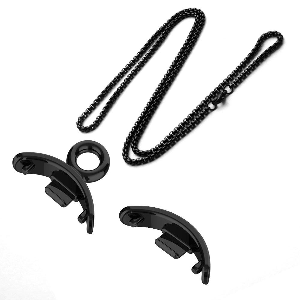 

1 Pairs Wristband Adapter Connection with Metal Chain Watch Band Strap Adapter Anti-corrosion Replacement for Xiaomi Mi Band 8 with Gold Chain