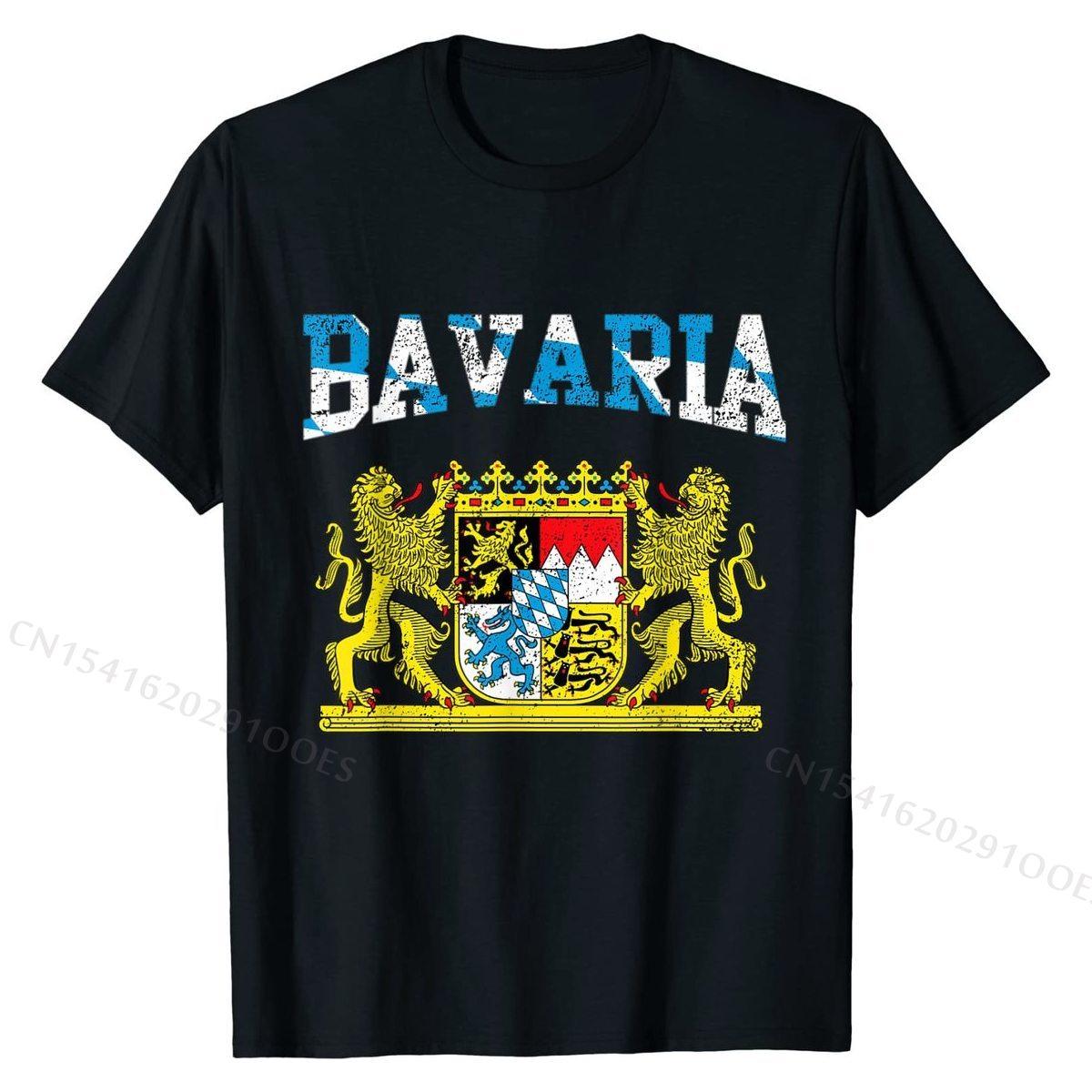

Bavaria Germany Oktoberfest German Bavarian T-Shirt Classic Youth Top T-shirts Cotton Tops Shirts Casual 4XL