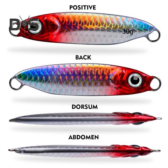 .4CM/7G 5.5CM/15G 6.1CM/20G 7.1CM/30G Jigging Fishing Lure with Hook Realistic Trolling Fishing Bait Freshwater Saltwater Fishing Accessories