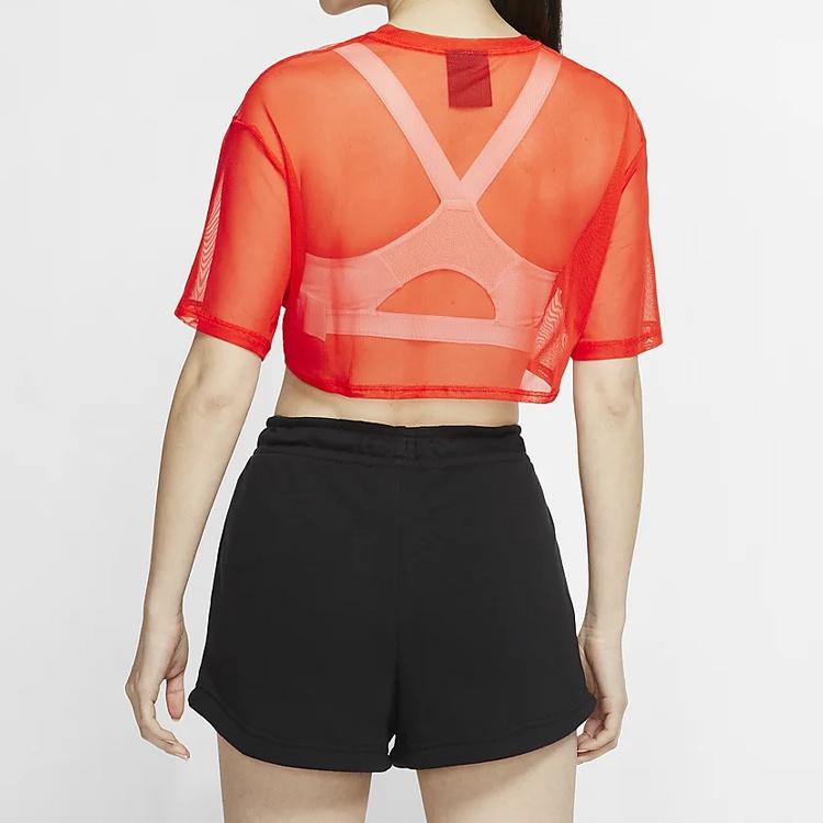 (WMNS) Nike Sportswear Short Sleeve Tops Orange Women's CJ2703-891