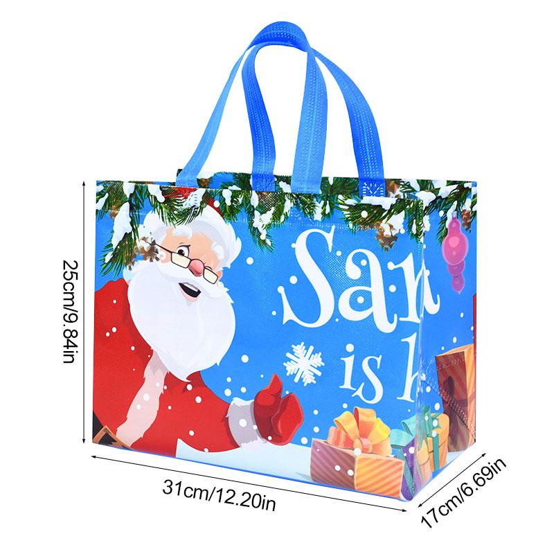 Christmas Gift Bag Santa Claus Snowman Candy Gift Packaging Bag 2025 Merry Christmas Party Home Decor Navidad Noel 2025 New Year