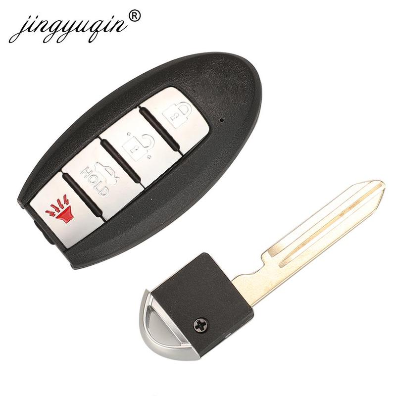 jingyuqin S180144801 Smart Keyless Remote Car Key For Nissan Altima Versa 2019 2020 433MHz 4A Chip Fob 285E3-6CA1A KR5TXN1