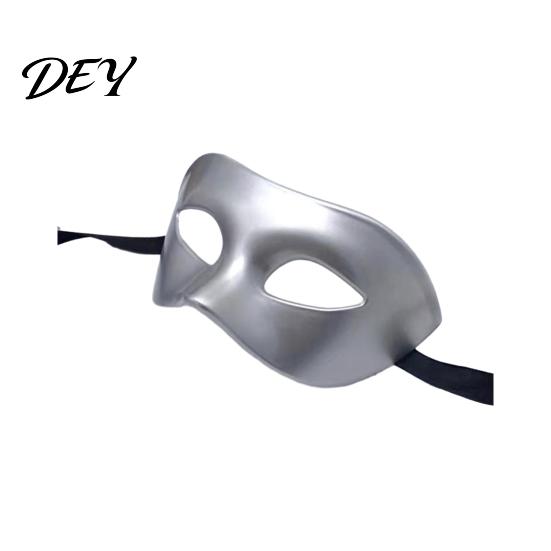 Decorative Party Face Shield Masquerade Masque for Men Women, Venetian Half Durable Plastic Mardi Gras, Ball Proms, Halloween Costume Reusable