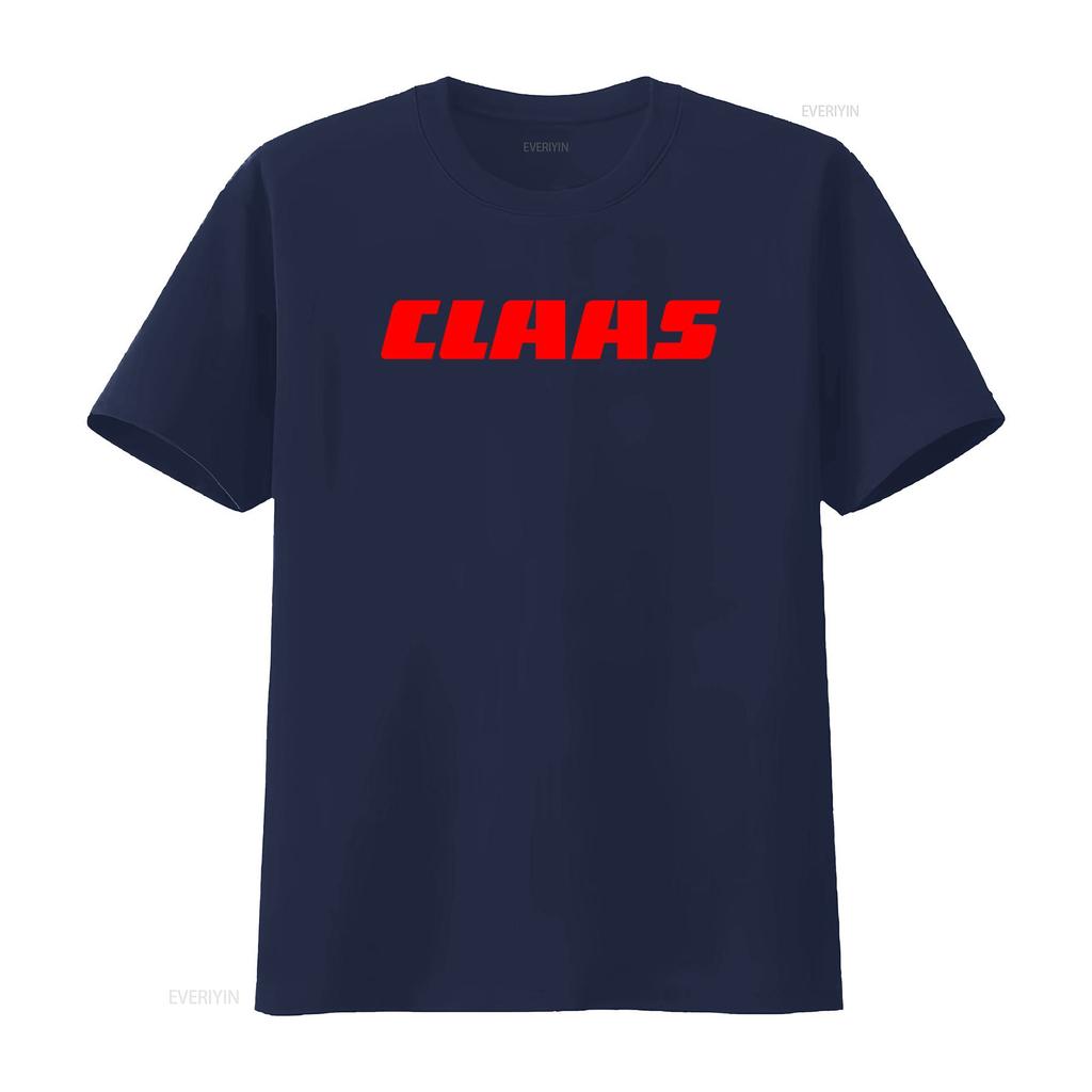 Stylish CLAAS Tractor Logo Mens Grey T Shirt Available in Sizes S to 5XL vintage Washed Soft fashion Unisex Casual Comfortable