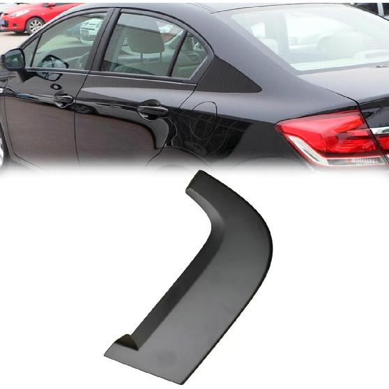 Rear Pillar Molding Garnish Trim Door Window Pillar Posts Cover Trim for Honda Civic 2012-2015 Left Driver Right Passenger Side Repair 72721-TR3-A00