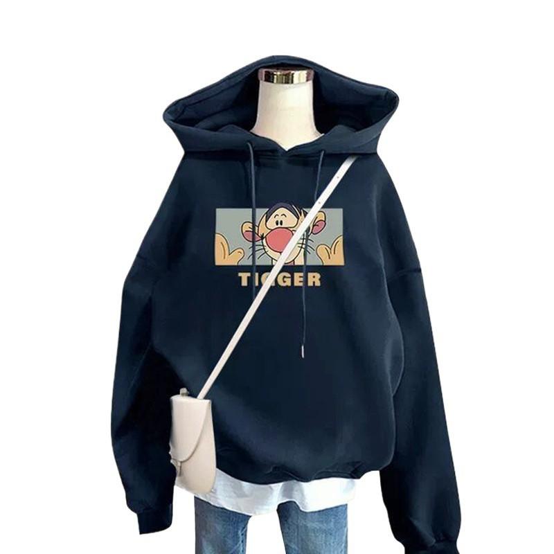 Womens Fleece Hooded Sweatshirt Anti-Pilling Casual Winter Top Loose Fit Long Sleeve