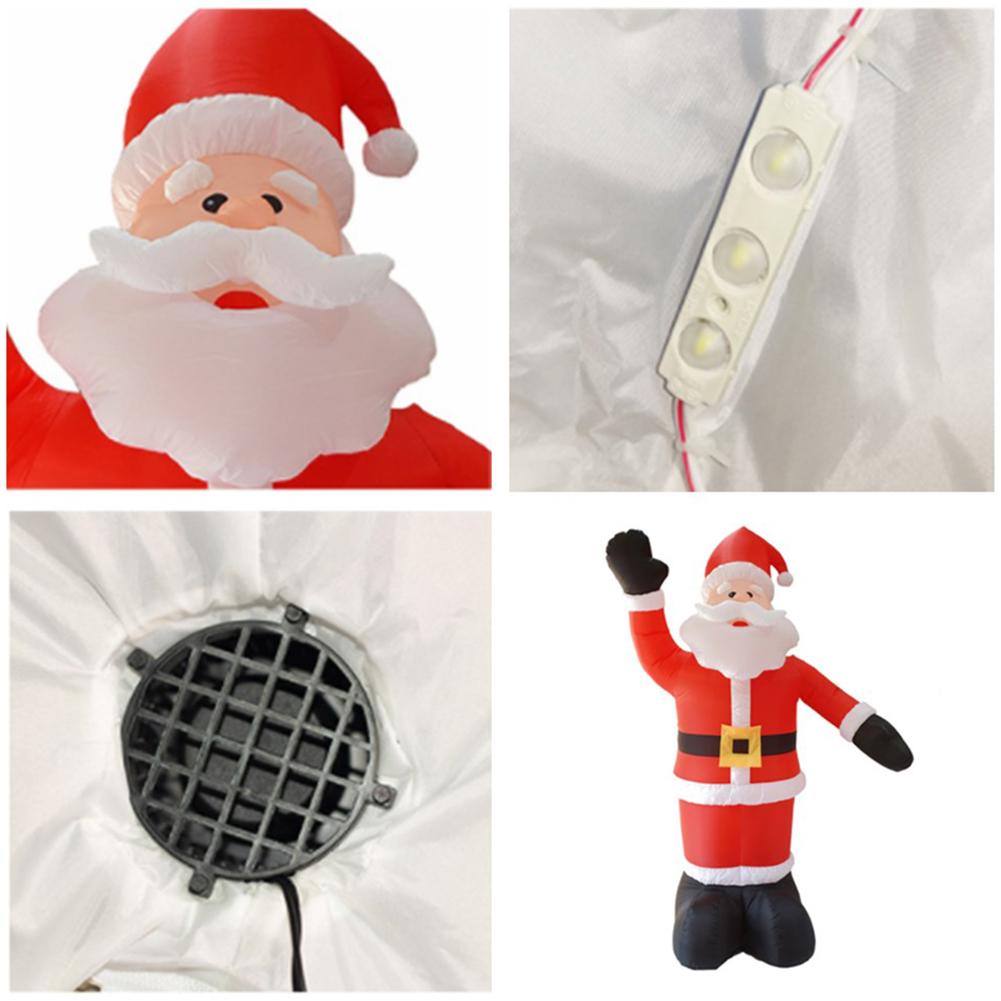 8 Foot Inflatable Santa  Shape Decor for Christmas Courtyard Decor