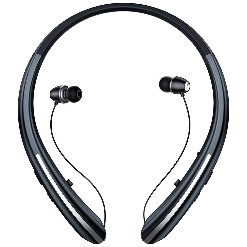 Waterproof Bluetooth Earbuds Noise Cancelling In Ear Headphones Neckband Wireless Earphone Commute