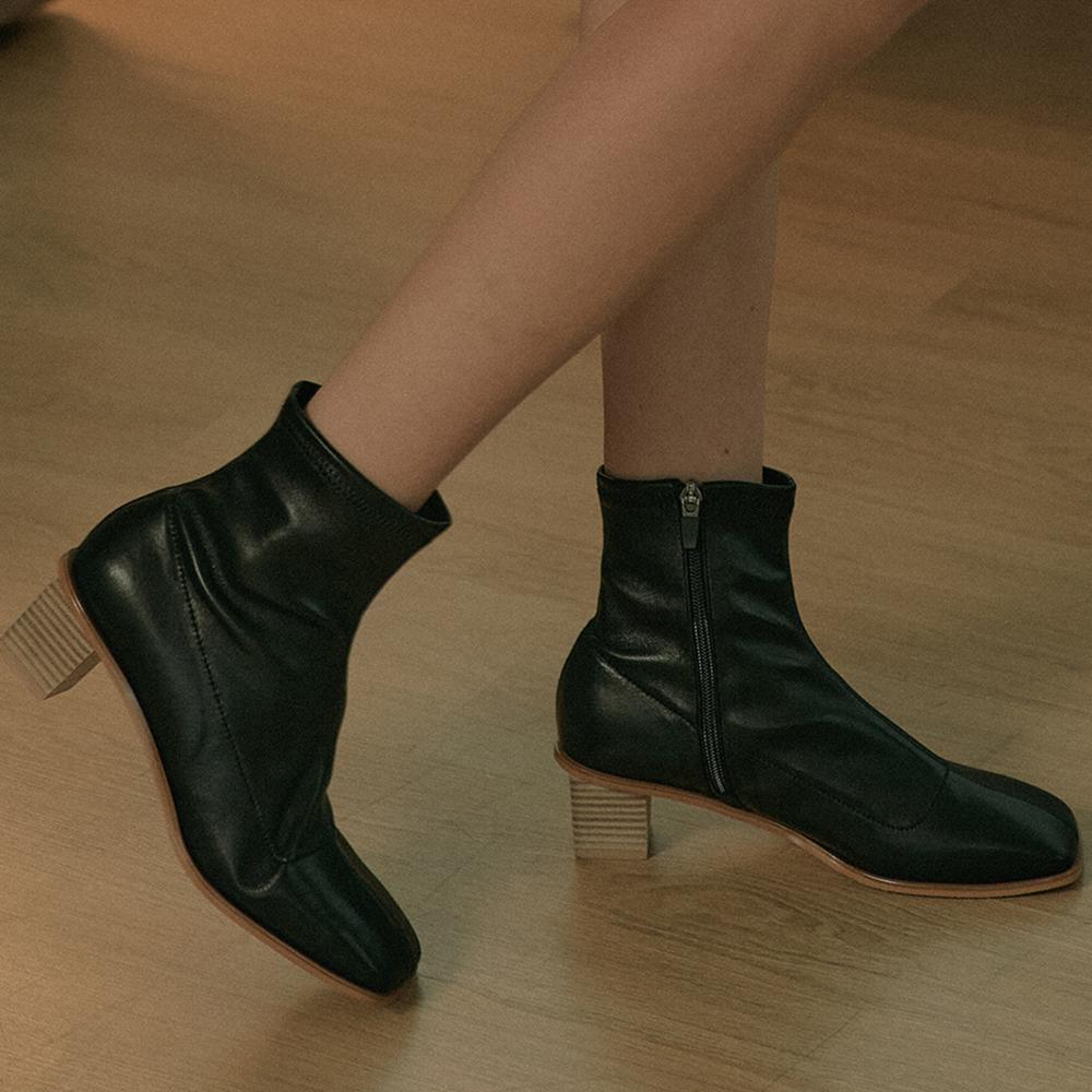 Kerrijade Wood Socks Boots_Black
