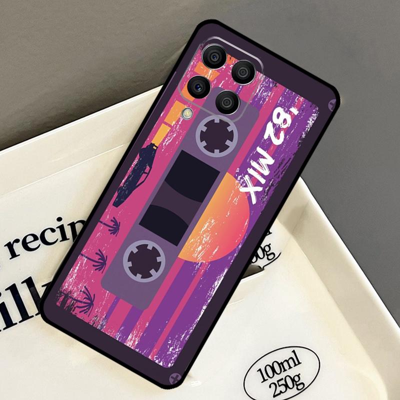 Retro VHS Tape Case For Samsung Galaxy M33 M53 M13 M15 M35 M55 M32 M16 M36 M56 M54 M20 M52 M34 M14 M11 M31