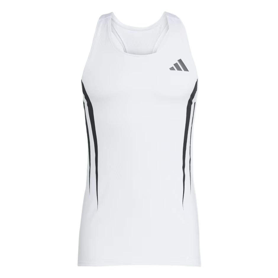 Adidas Comfortable Fashionable Versatile Slim Fit Sweat Absorbing Moisture Wicking Pullover Tank Top Men Tops White JP1489 S