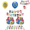 Vibrant Paw Patrol Birthday Party Decoration Set With Adorable Cake Toppers And Balloons