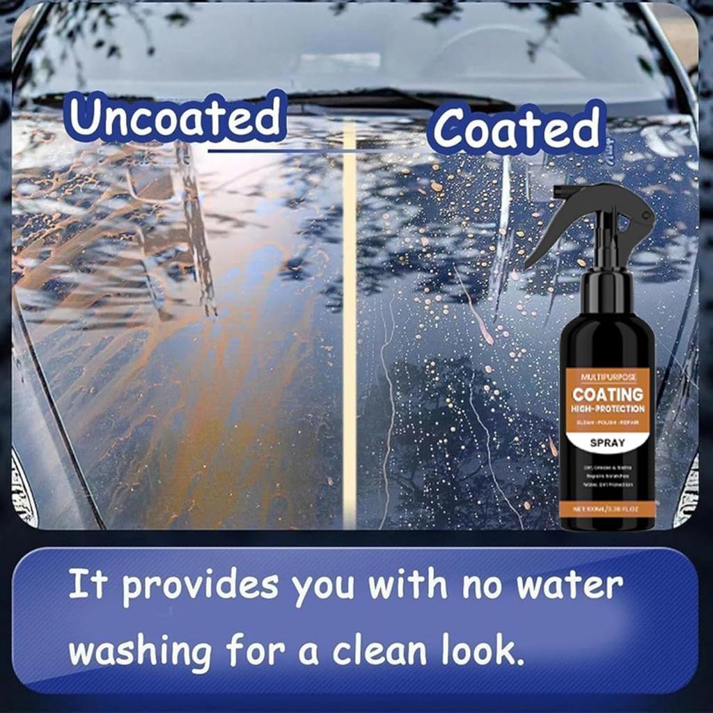 Turbo Shine Nexa, Nexa 2.0-3 In 1 High Protection Quick Car Coating Spray, Nexa Turbo Shine, Nexa Car Scratch Remover (3 PC)