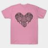 T Shirt Women Huge Heart Harajuku Print Kawaii Tshirt Summer Short Sleeve Female T-Shirt Top Tee
