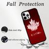 Canada Flag Phone Case Mobile Suitable For Apple 16 PRO MAX 15 14 13 12 MINI 11 Patch Black Hard Shell