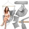 Brazilian Hammock BAHIO Hanging Chair Gray