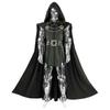 Fantastic Four Doctor Doom Cosplay Kostüm Jumpsuit Mit Umhang