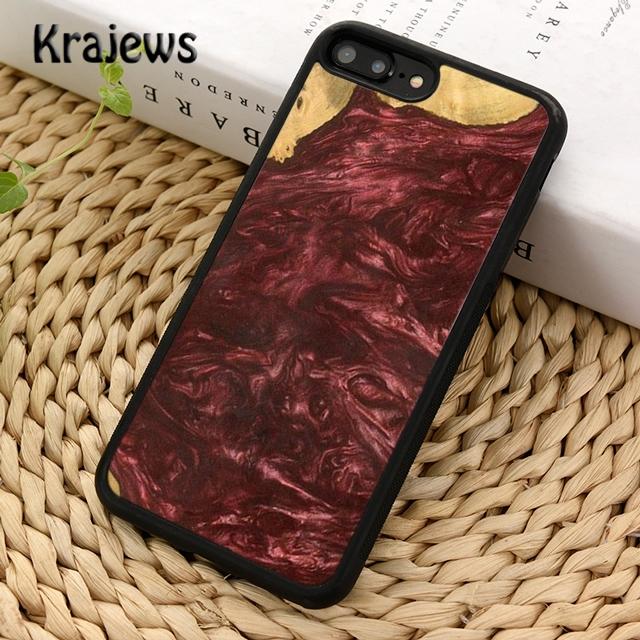 Wood Resin Marble Soft Phone Case Cover For iPhone 17 Air 16 15 14 Plus 12 13 Pro Max Coque Shell Fundas