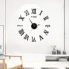 Luminous DIY Fashion Wall Clock - Silent, Punch-Free, Decorative for Bedrooms