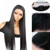 Black Long Straight Synthetic Lace Front Wig (13x4/13x6)