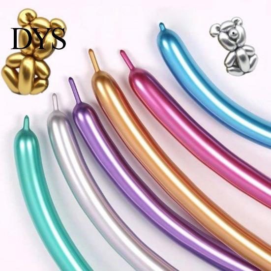 Dog Balloon Twisting Set 100Pcs DIY Long Balloons Rainbow Animal Modeling Latex Christmas Thickening Assorted Color Kit