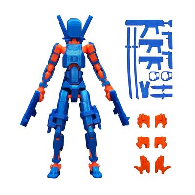 Poupée Mannequin 3ème Génération Imprimée en 3D à 13 Articulations Mobiles Bricolage Corps Entier Figurine d'Action Anti-Stress Pistolets Doubles 2026 Tendance MuñEco